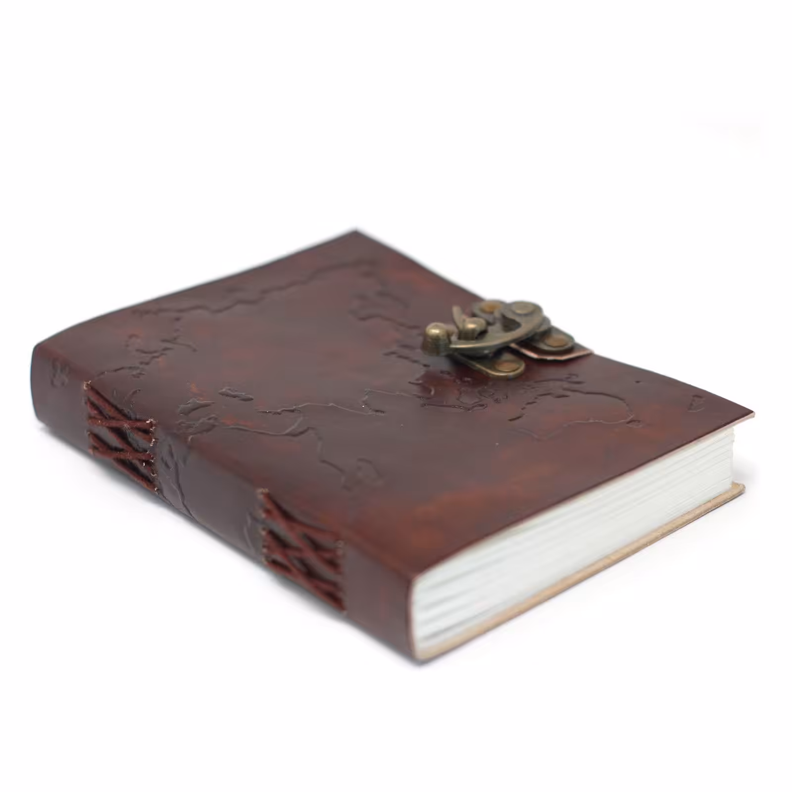 Leather World Map & Stitching Notebook (7×5″) | www.artisan-gifts.co.uk 6 Leather World Map & Stitching Notebook (7×5″) | www.artisan-gifts.co.uk 5