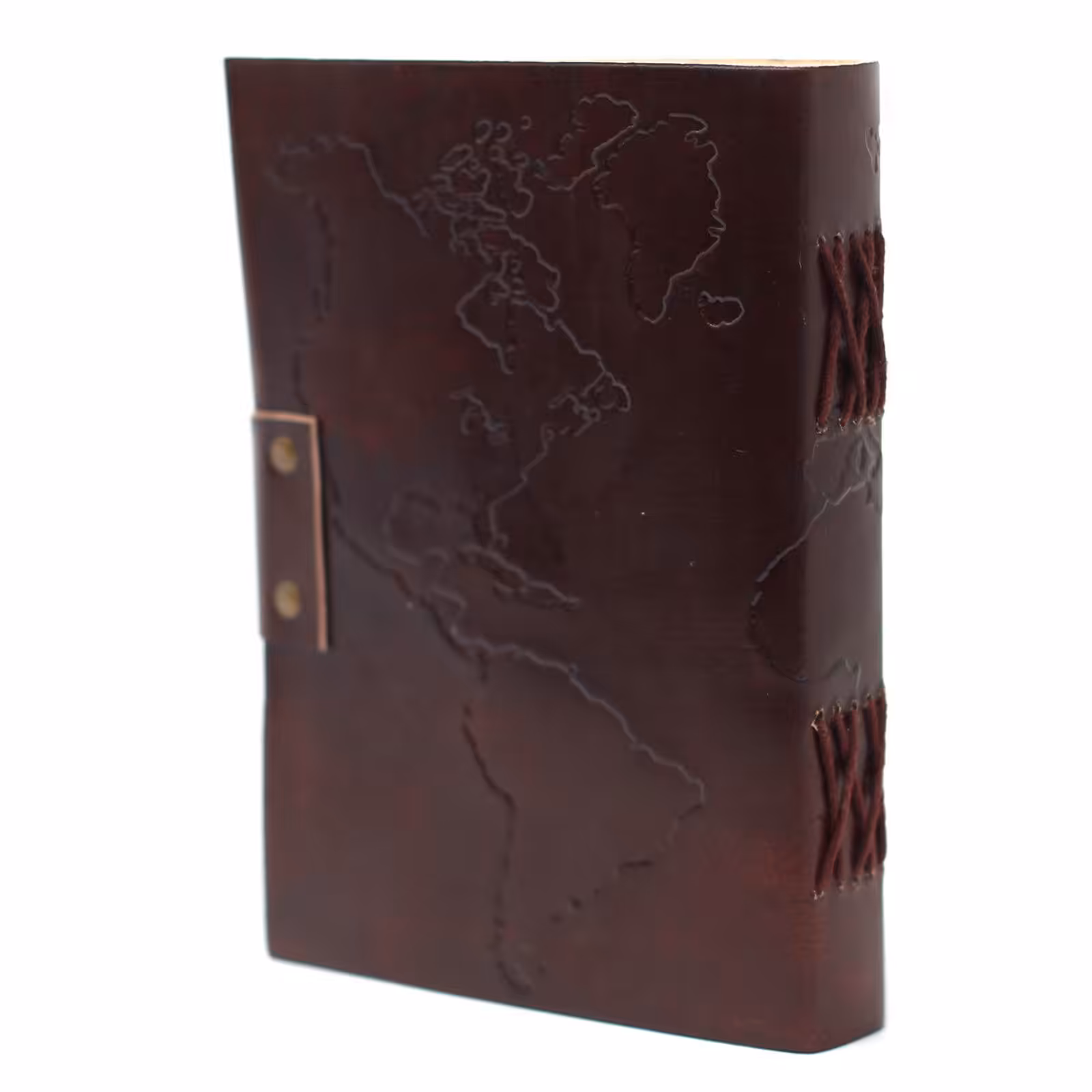 Leather World Map & Stitching Notebook (7×5″) | www.artisan-gifts.co.uk 3 Leather World Map & Stitching Notebook (7×5″) | www.artisan-gifts.co.uk 2