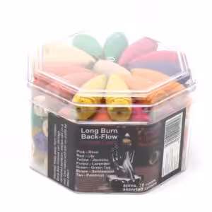 Long Backflow Incense Cones – Assorted Fragrances – 30 mins Burning time | www.artisan-gifts.co.uk 1