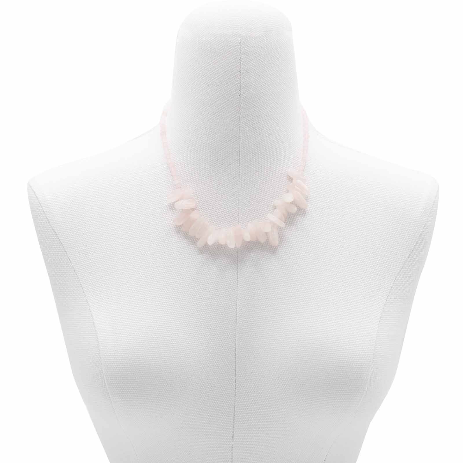 Longstone Gem Necklace – Rose Quartz | www.artisan-gifts.co.uk 3 Longstone Gem Necklace – Rose Quartz | www.artisan-gifts.co.uk 2