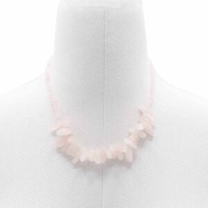 Longstone Gem Necklace – Rose Quartz | www.artisan-gifts.co.uk 1
