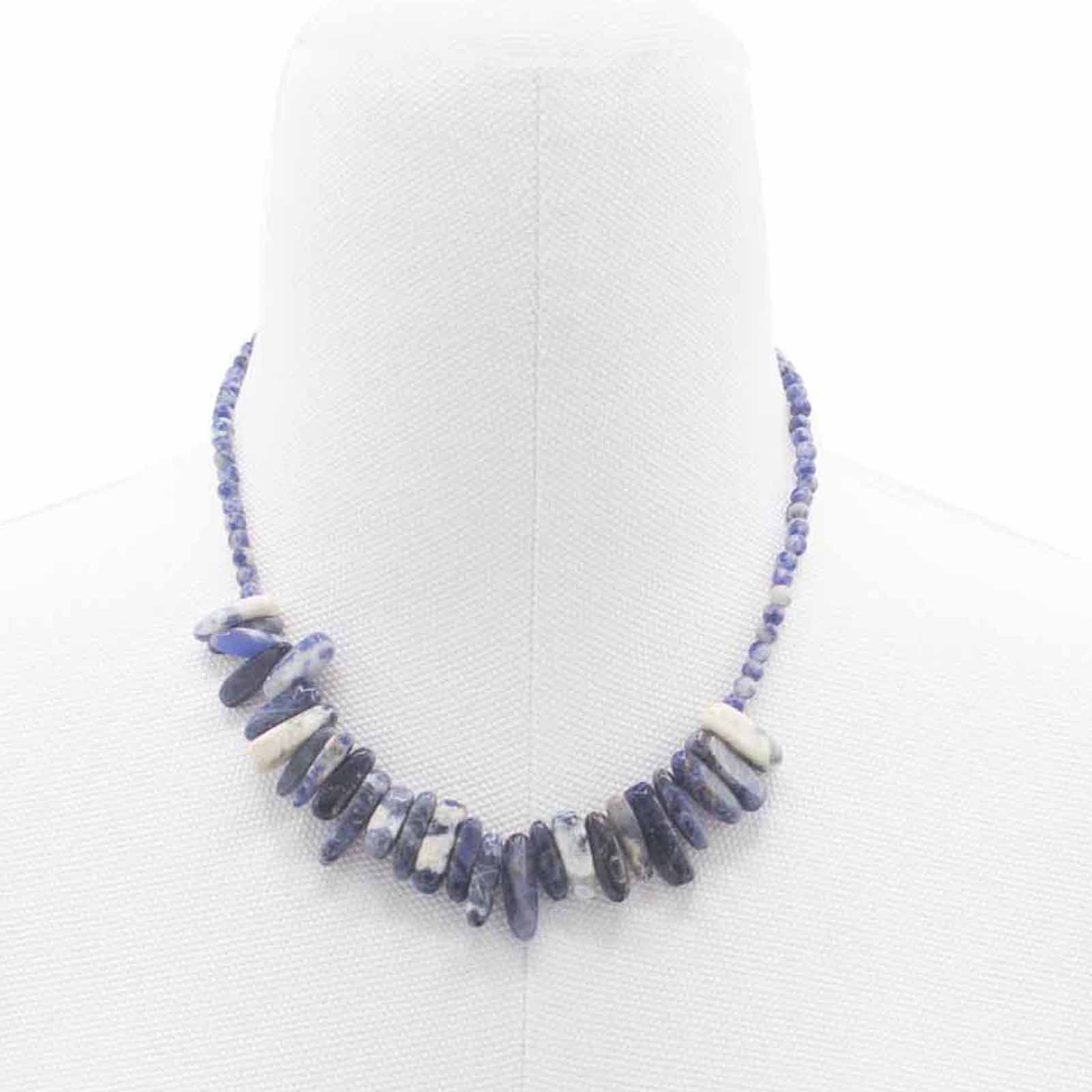 Longstone Gem Necklace – Sodalite | www.artisan-gifts.co.uk 2 Longstone Gem Necklace – Sodalite | www.artisan-gifts.co.uk 1