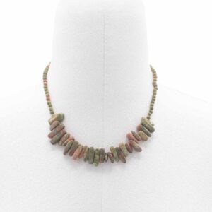 Longstone Gem Necklace – Unakite | www.artisan-gifts.co.uk 1
