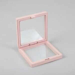 Lrg 3D Floating Frame Display 11x11cm – Pink | www.artisan-gifts.co.uk