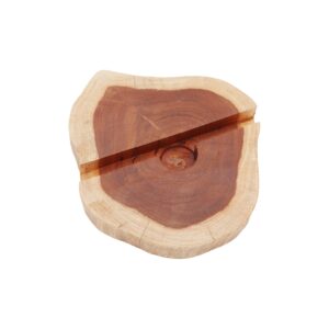 Lrg Gamal Wood Phone Holder – Natural | www.artisan-gifts.co.uk 1