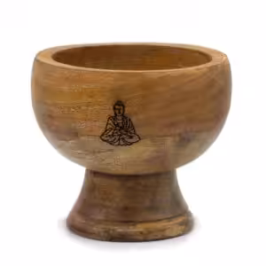Lrg Ritual Bowl Incense Cone Holder 11×6.cm – Buddha | www.artisan-gifts.co.uk 1