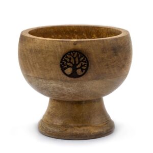 Lrg Ritual Bowl Incense Cone Holder 11×6.cm – Tree of Life | www.artisan-gifts.co.uk 1