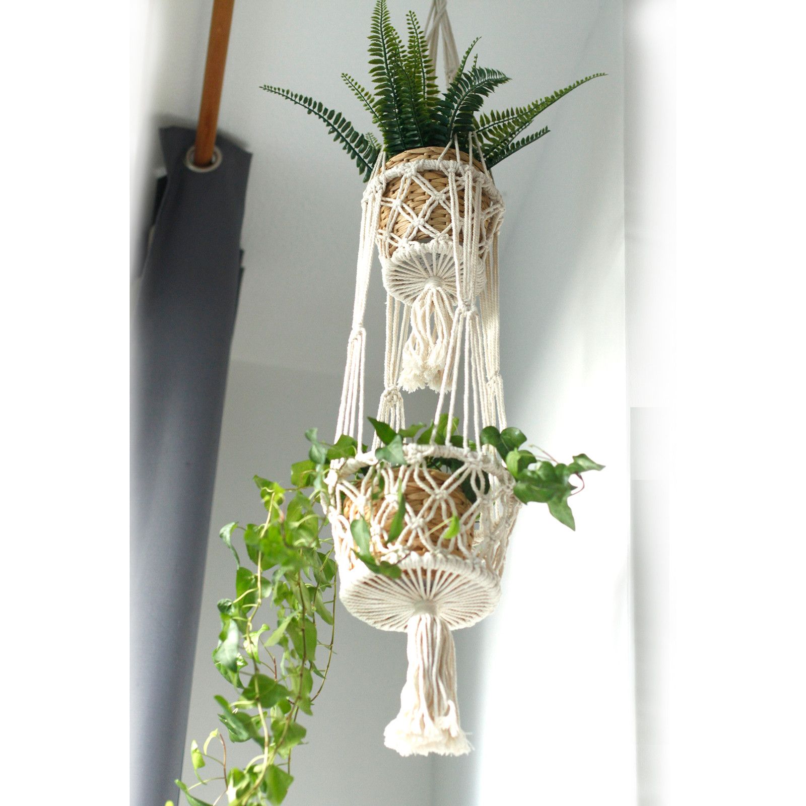 Macrame Pot Holder – Double Holder | www.artisan-gifts.co.uk 3 Macrame Pot Holder – Double Holder | www.artisan-gifts.co.uk 2
