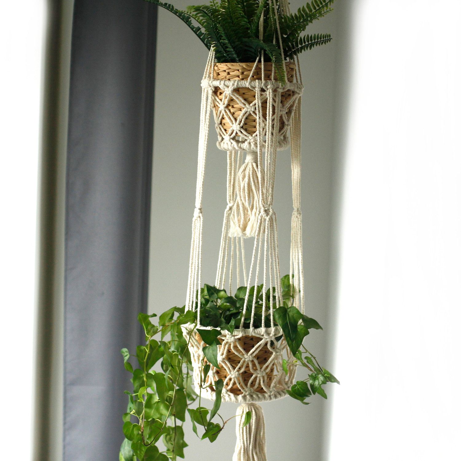 Macrame Pot Holder – Double Holder | www.artisan-gifts.co.uk 9 Macrame Pot Holder – Double Holder | www.artisan-gifts.co.uk 8