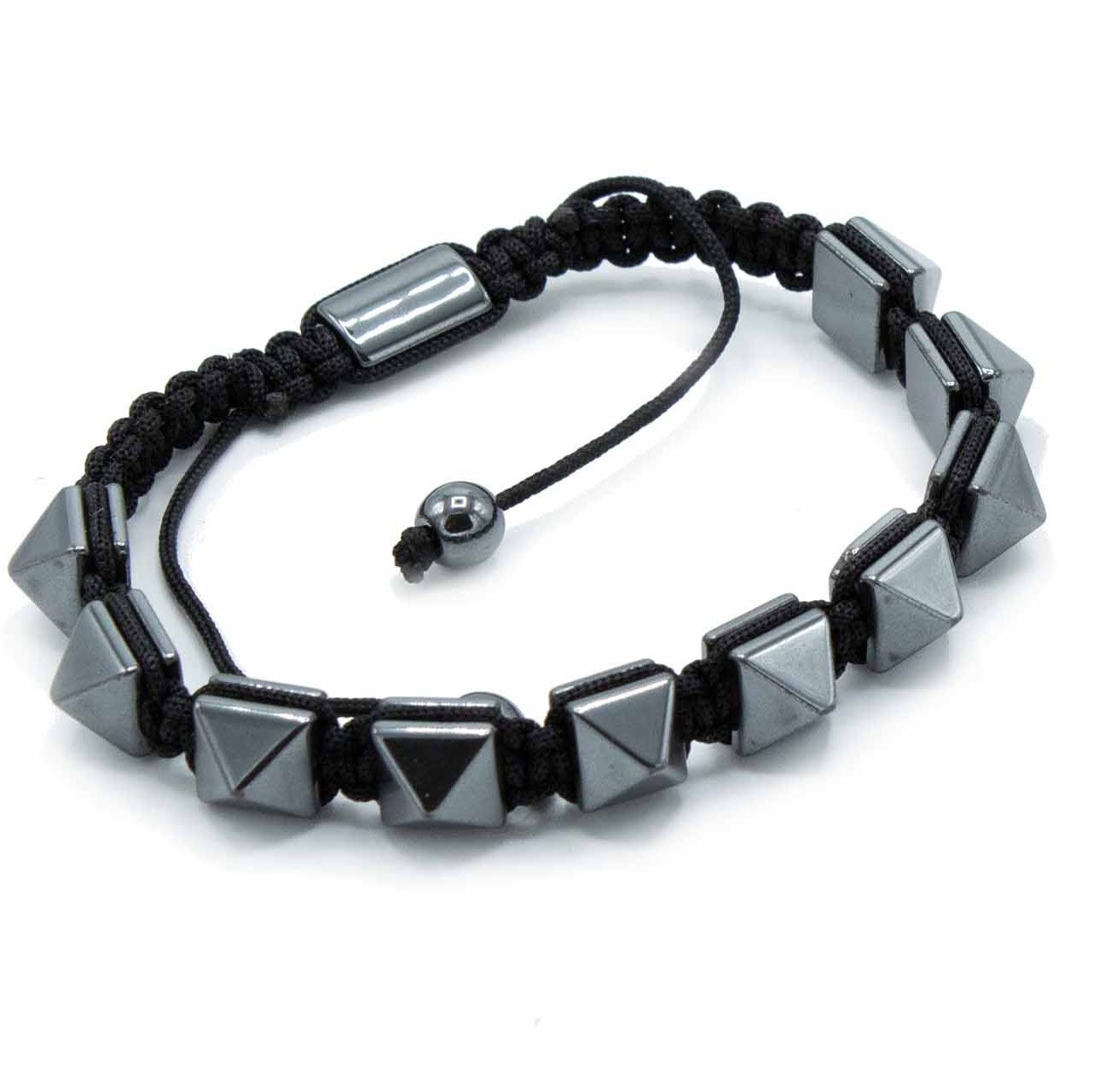Magnetic Hematite Shamballa Bracelet – Spiky Pyramids | www.artisan-gifts.co.uk 3 Magnetic Hematite Shamballa Bracelet – Spiky Pyramids | www.artisan-gifts.co.uk 2