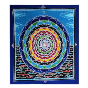Mandala in the Clouds 106cm x 93cm | www.artisan-gifts.co.uk