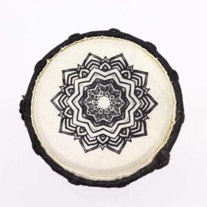 Mandala Wide Top Djembe Drum – 15cm | www.artisan-gifts.co.uk 1