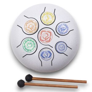 Med Hapi Drum 7 Chakra – 17x13cm | www.artisan-gifts.co.uk 1