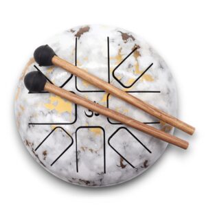 Med Hapi Drum Marble – 17x13cm | www.artisan-gifts.co.uk 1