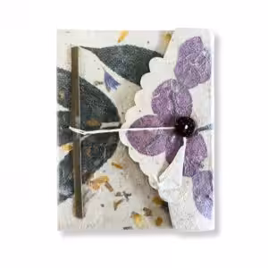 Med Lokta Bougainvillea Notebook Lrg (15x12cm) – 45 leafs | www.artisan-gifts.co.uk