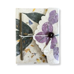 Med Lokta Bougainvillea Notebook Lrg (15x12cm) – 45 leafs | www.artisan-gifts.co.uk
