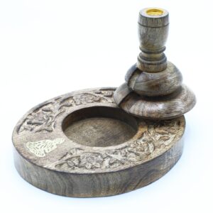 Med Mango Wood Backflow Burner – Brass Buddha | www.artisan-gifts.co.uk
