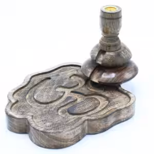 Med Mango Wood Backflow Burner – Ohm | www.artisan-gifts.co.uk