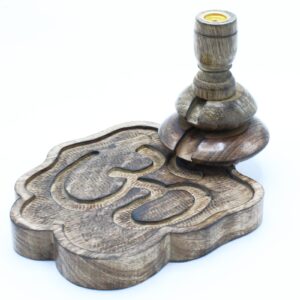 Med Mango Wood Backflow Burner – Ohm | www.artisan-gifts.co.uk