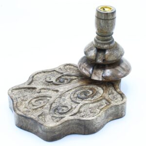 Med Mango Wood Backflow Burner – Tree of Life | www.artisan-gifts.co.uk