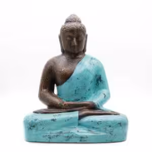 Medium Buddha Classic Turquoise & Stone – 0.5m | www.artisan-gifts.co.uk 1