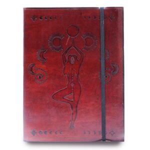 Medium Notebook with strap – Cosmic Goddess | www.artisan-gifts.co.uk 1