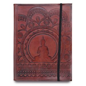 Medium Notebook with strap – Tibetan Mandala | www.artisan-gifts.co.uk 1