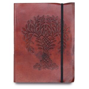 Medium Notebook with strap – Tree of Life | www.artisan-gifts.co.uk 1