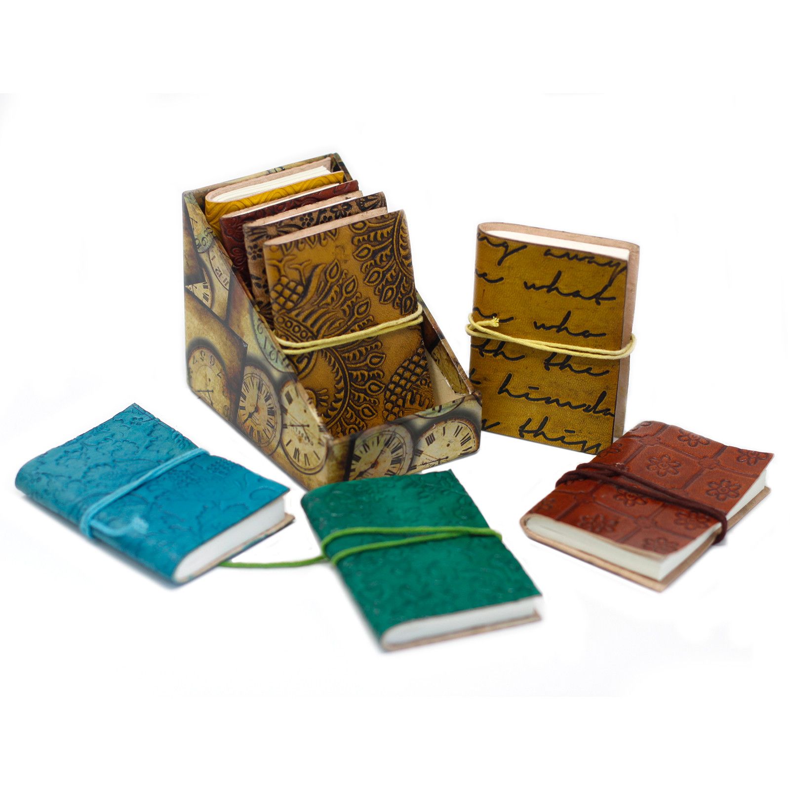 Mini Assorted Leather Notebook (4×3″) – 1 piece | www.artisan-gifts.co.uk 4 Mini Assorted Leather Notebook (4×3″) – 1 piece | www.artisan-gifts.co.uk 3
