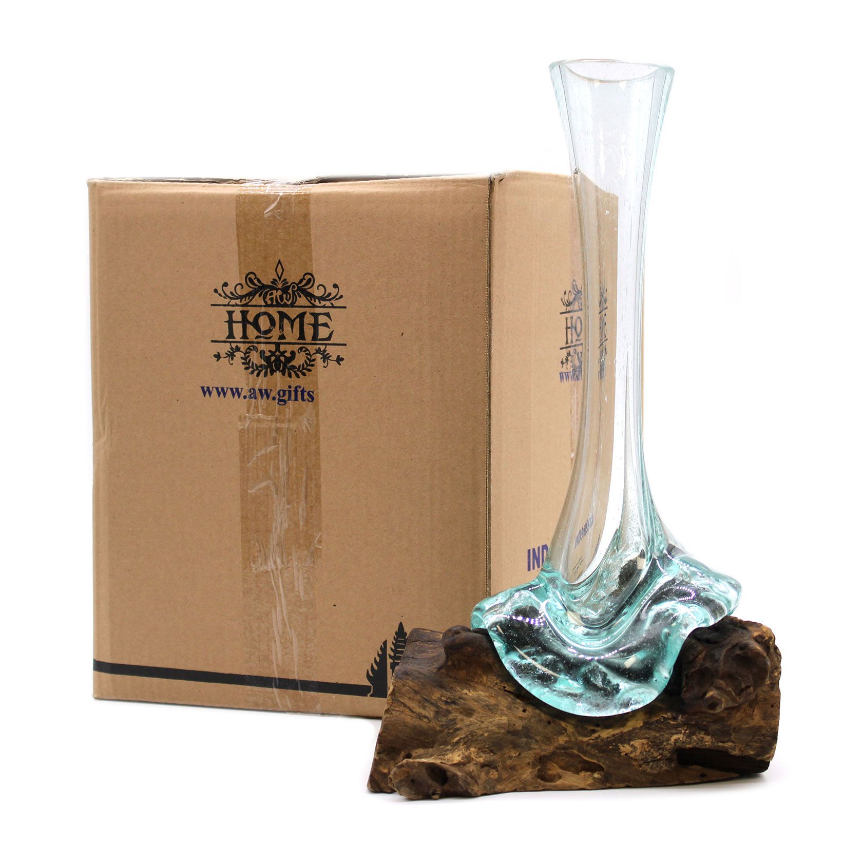 Molten Glass on Wood – Vase | www.artisan-gifts.co.uk 6 Molten Glass on Wood – Vase | www.artisan-gifts.co.uk 5