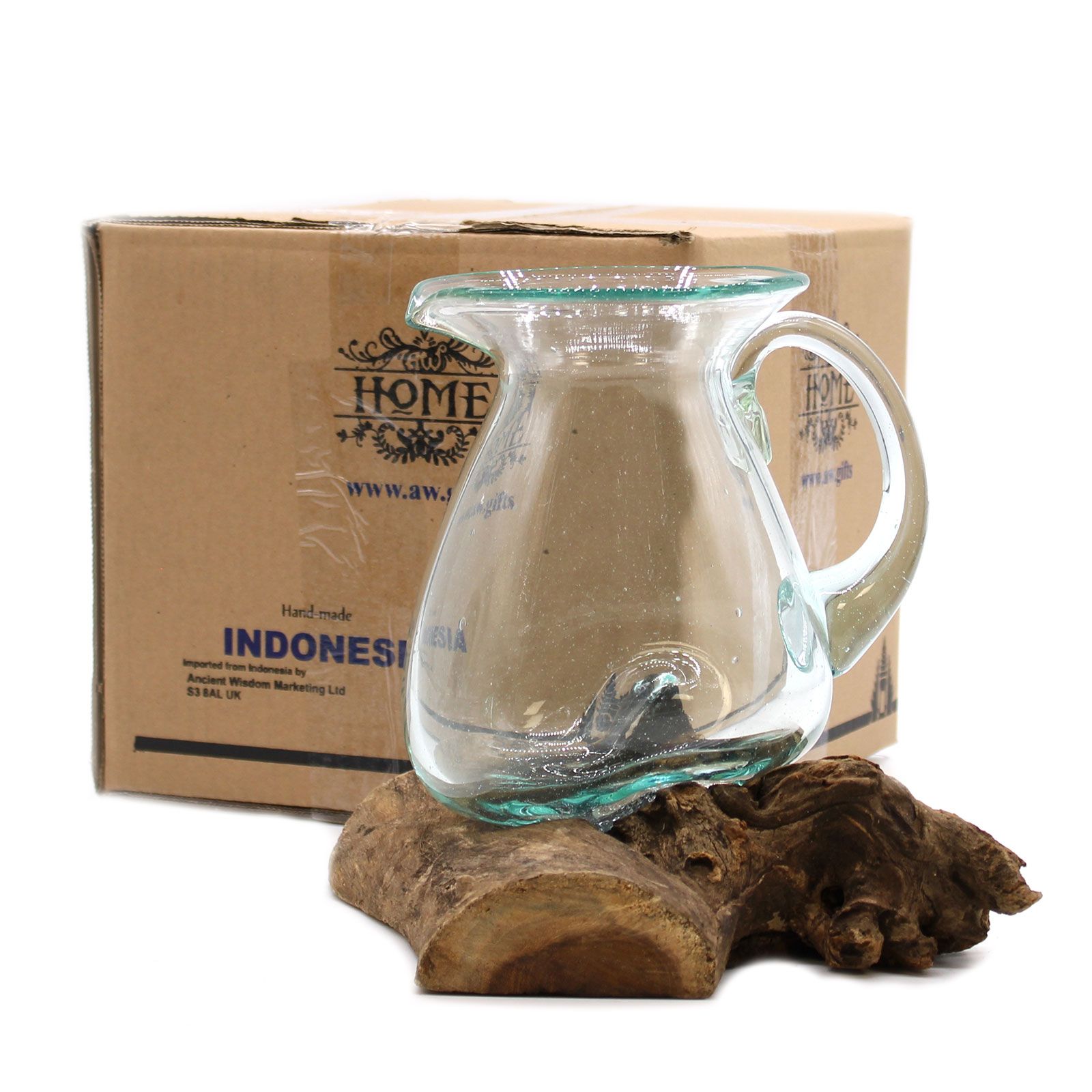 Molten Glass on Wood- Water Jug | www.artisan-gifts.co.uk 6 Molten Glass on Wood- Water Jug | www.artisan-gifts.co.uk 5