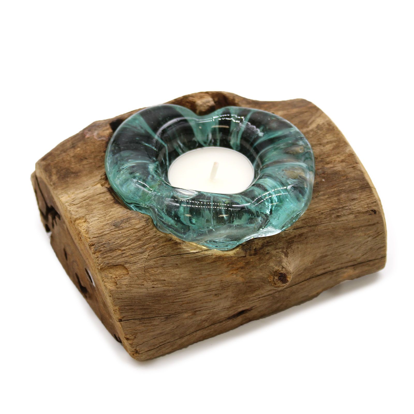 Molton Glass Candle Single Holder on Wood | www.artisan-gifts.co.uk 7 Molton Glass Candle Single Holder on Wood | www.artisan-gifts.co.uk 6