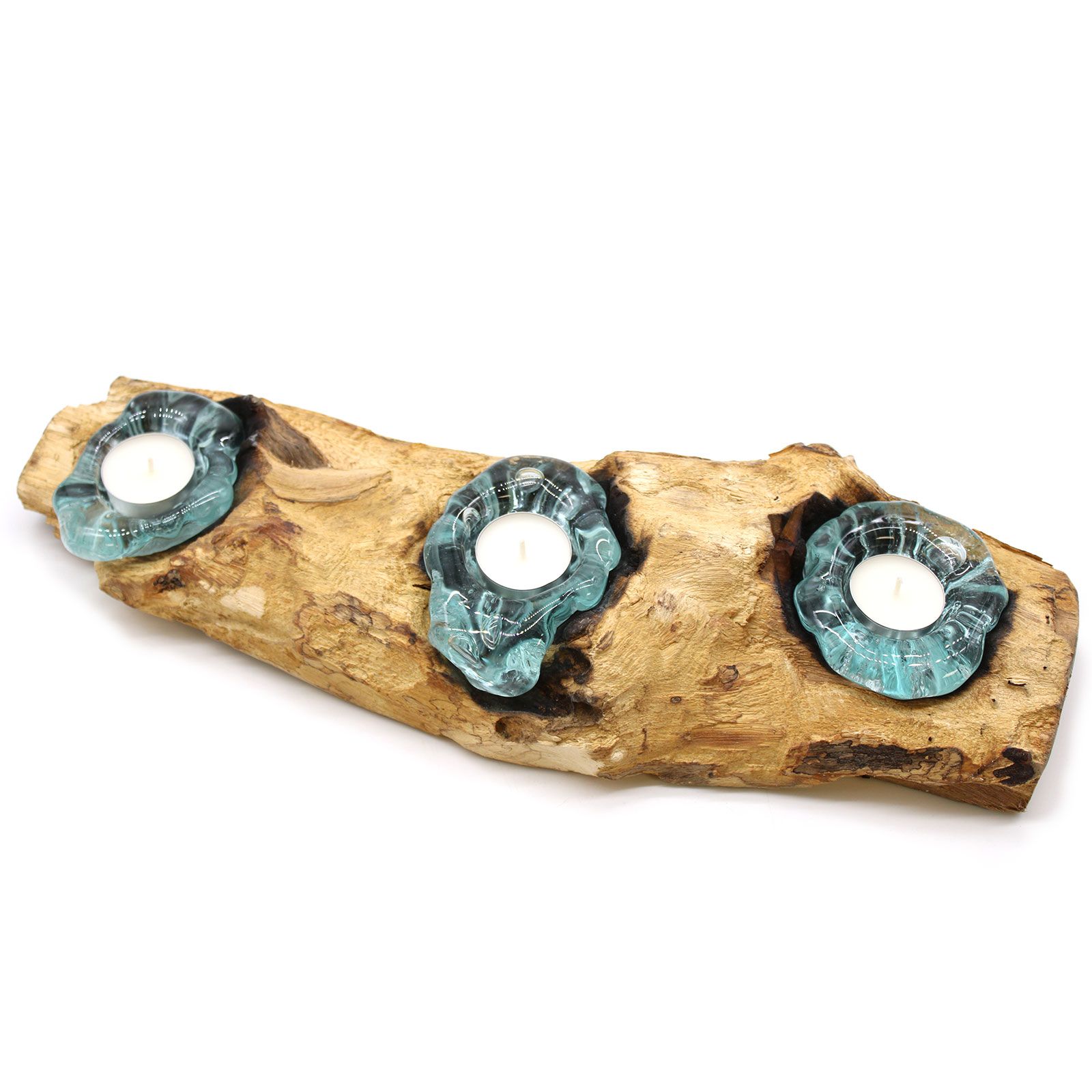 Molton Glass Flat Triple Candle Holder on Wood | www.artisan-gifts.co.uk 9 Molton Glass Flat Triple Candle Holder on Wood | www.artisan-gifts.co.uk 8