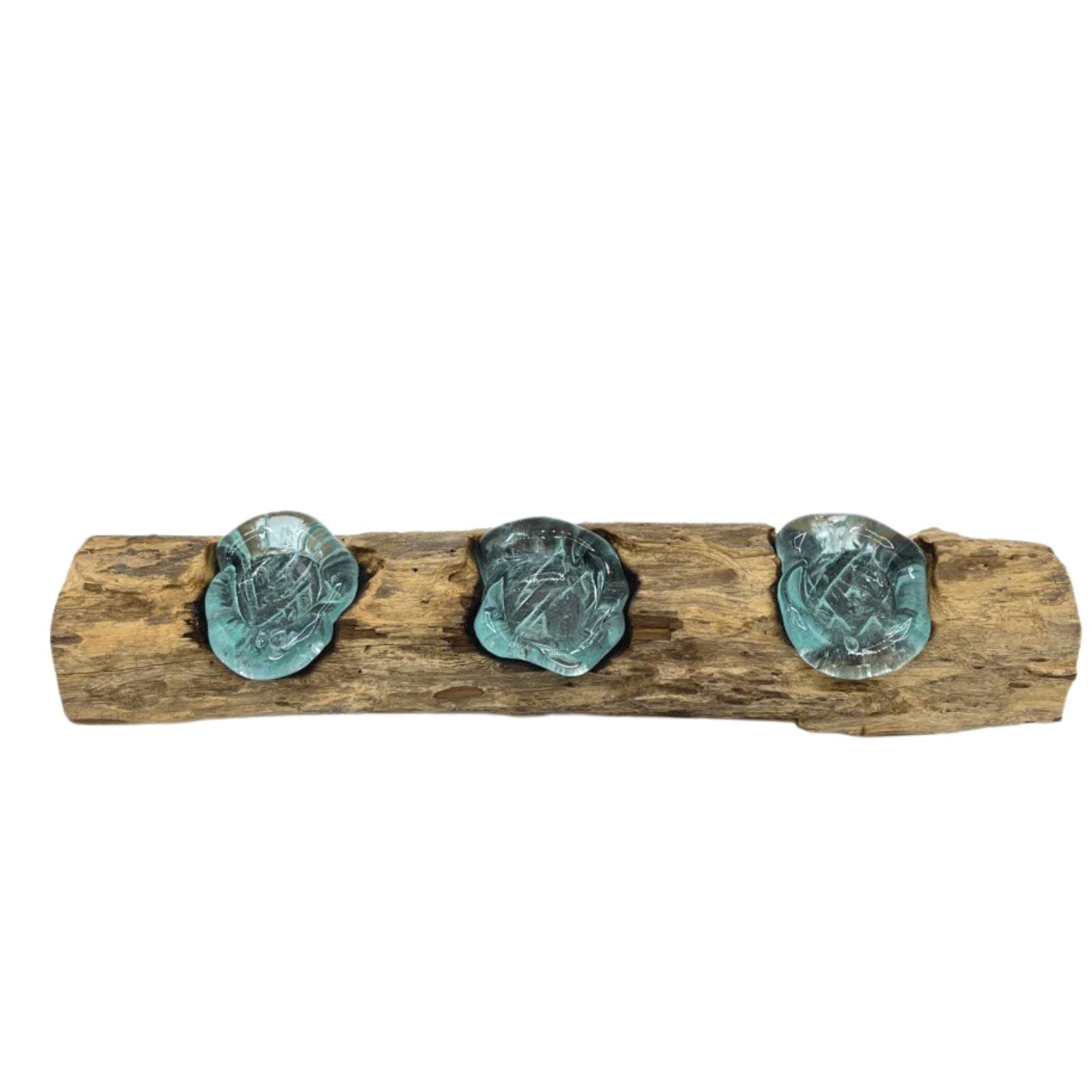 Molton Glass Flat Triple Candle Holder on Wood | www.artisan-gifts.co.uk 6 Molton Glass Flat Triple Candle Holder on Wood | www.artisan-gifts.co.uk 5