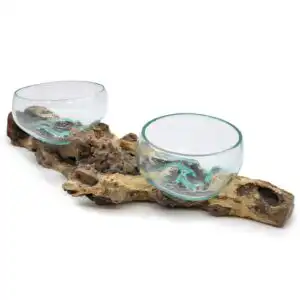Molton Glass on XLarge Double Stand – 70cm | www.artisan-gifts.co.uk 1