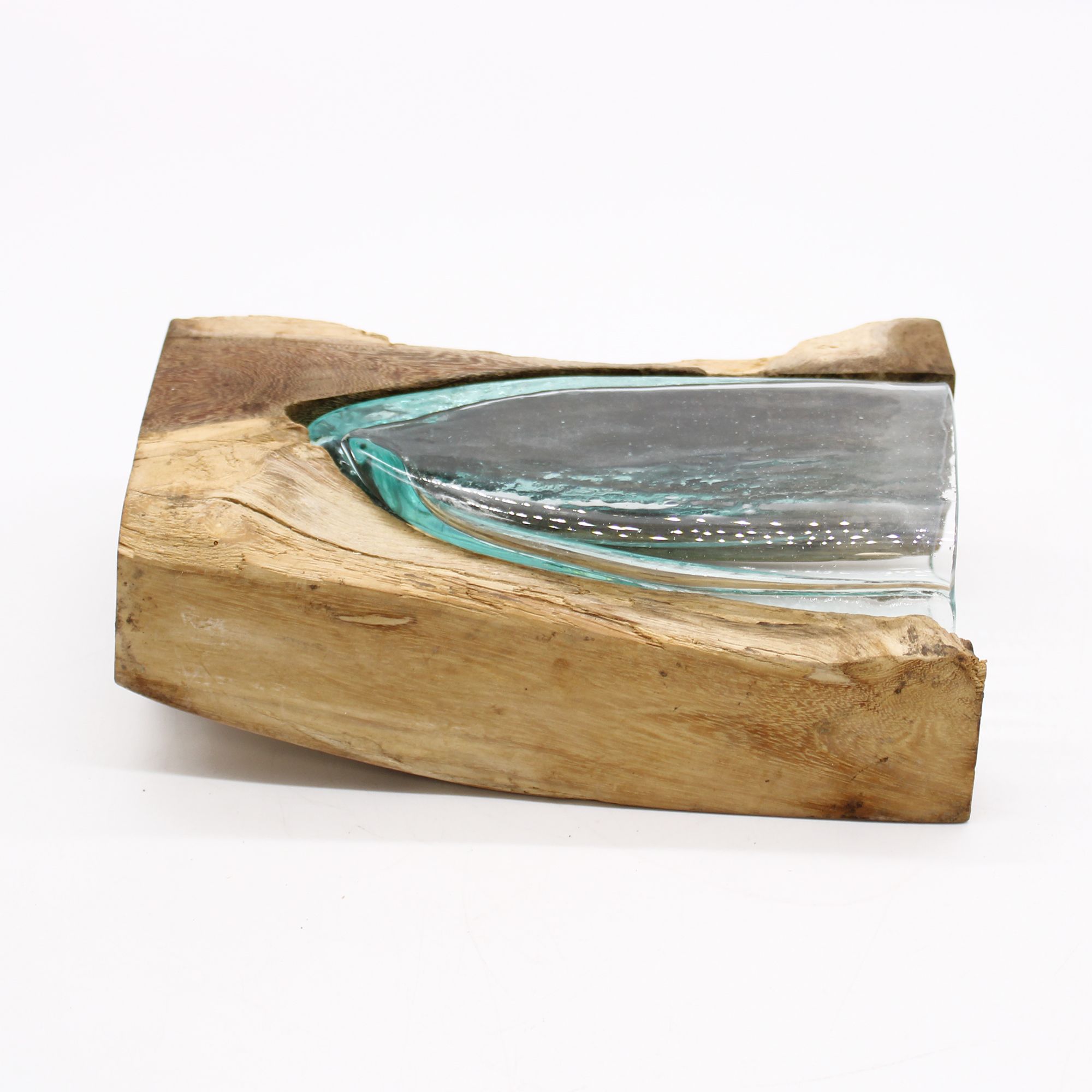 Molton Glass V-shaped Art Vase on Wood | www.artisan-gifts.co.uk 6 Molton Glass V-shaped Art Vase on Wood | www.artisan-gifts.co.uk 5