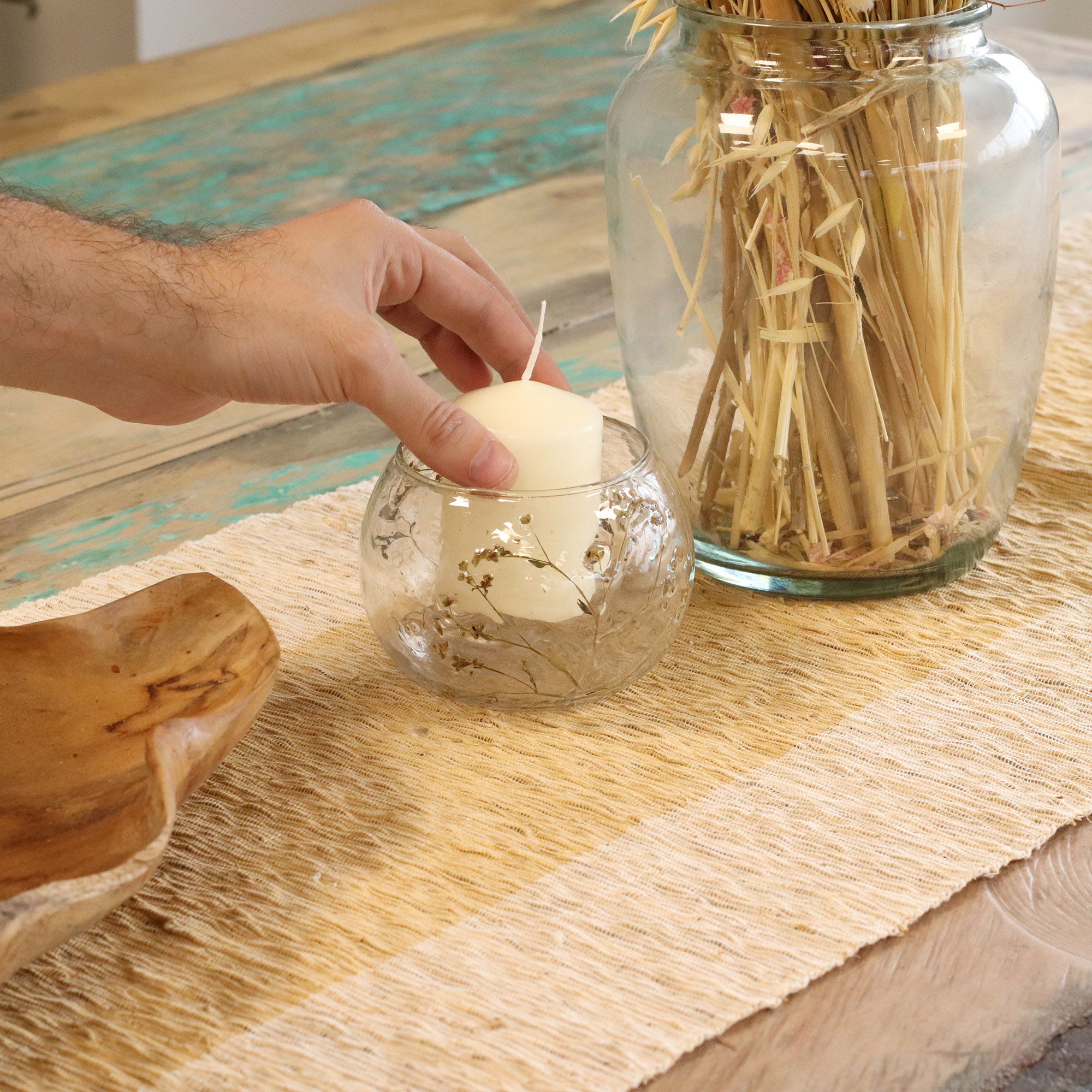 Natural Floral Glass – Bowl Candle Holder – Margarita – (8x10cm) | www.artisan-gifts.co.uk 5 Natural Floral Glass – Bowl Candle Holder – Margarita – (8x10cm) | www.artisan-gifts.co.uk 4