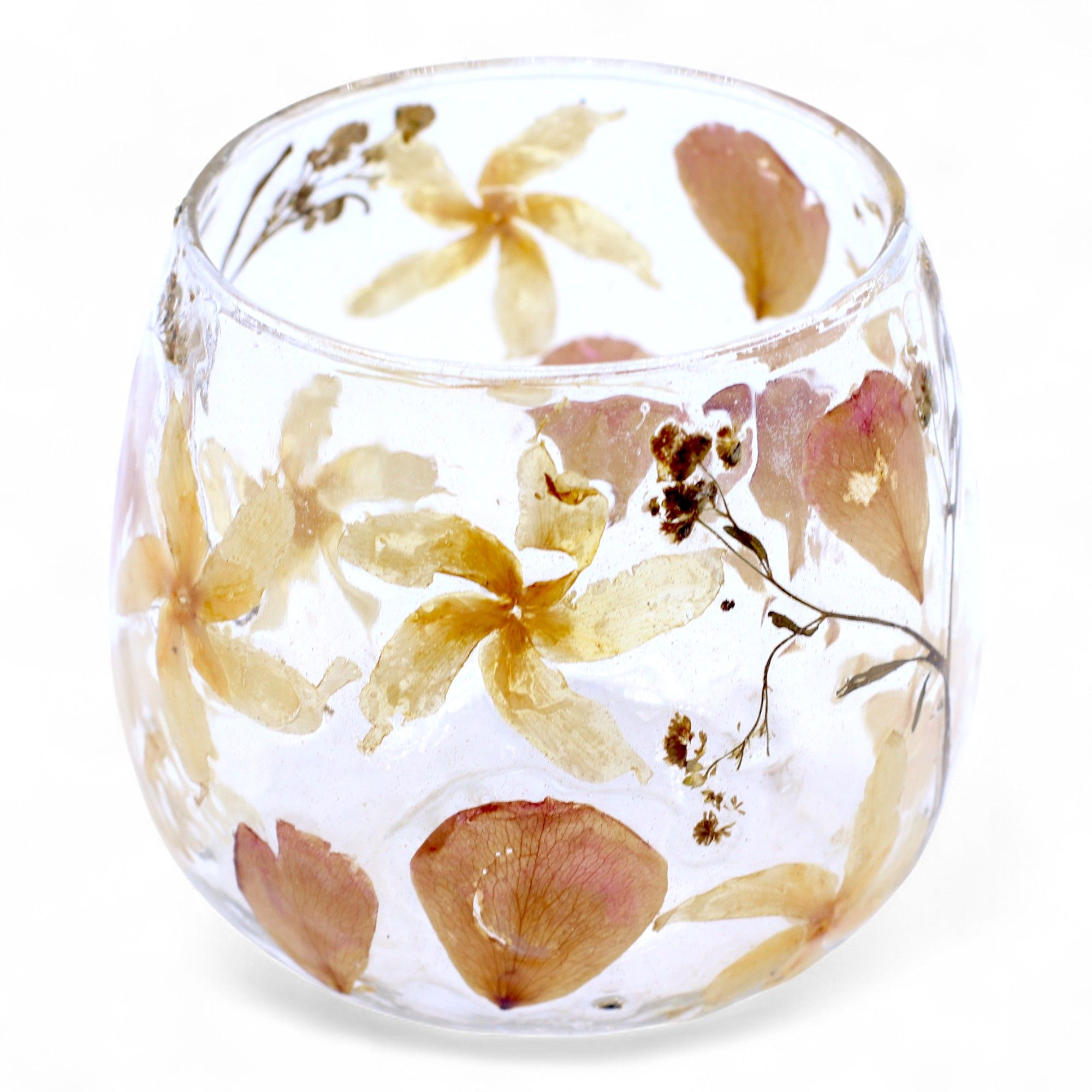 Natural Floral Glass – Straight Candle Holder – Rosa – (8x8cm) | www.artisan-gifts.co.uk 4 Natural Floral Glass – Straight Candle Holder – Rosa – (8x8cm) | www.artisan-gifts.co.uk 3
