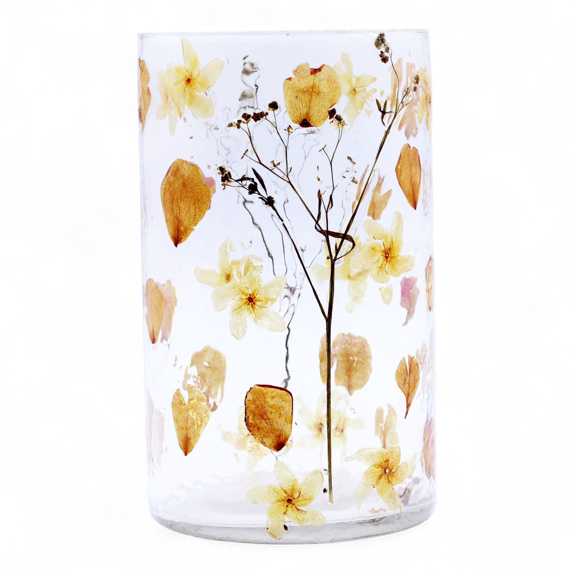 Natural Floral Glass – Tall Vase Candle Holder – Rose – (19x11cm) | www.artisan-gifts.co.uk 3 Natural Floral Glass – Tall Vase Candle Holder – Rose – (19x11cm) | www.artisan-gifts.co.uk 2