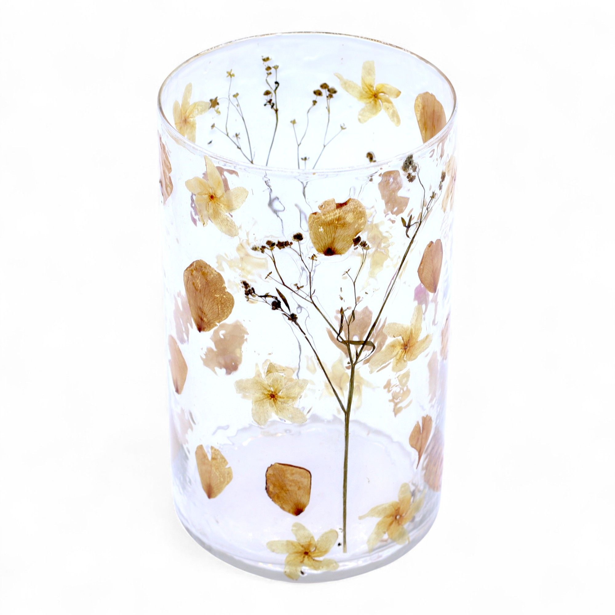 Natural Floral Glass – Tall Vase Candle Holder – Rose – (19x11cm) | www.artisan-gifts.co.uk 2 Natural Floral Glass – Tall Vase Candle Holder – Rose – (19x11cm) | www.artisan-gifts.co.uk 1