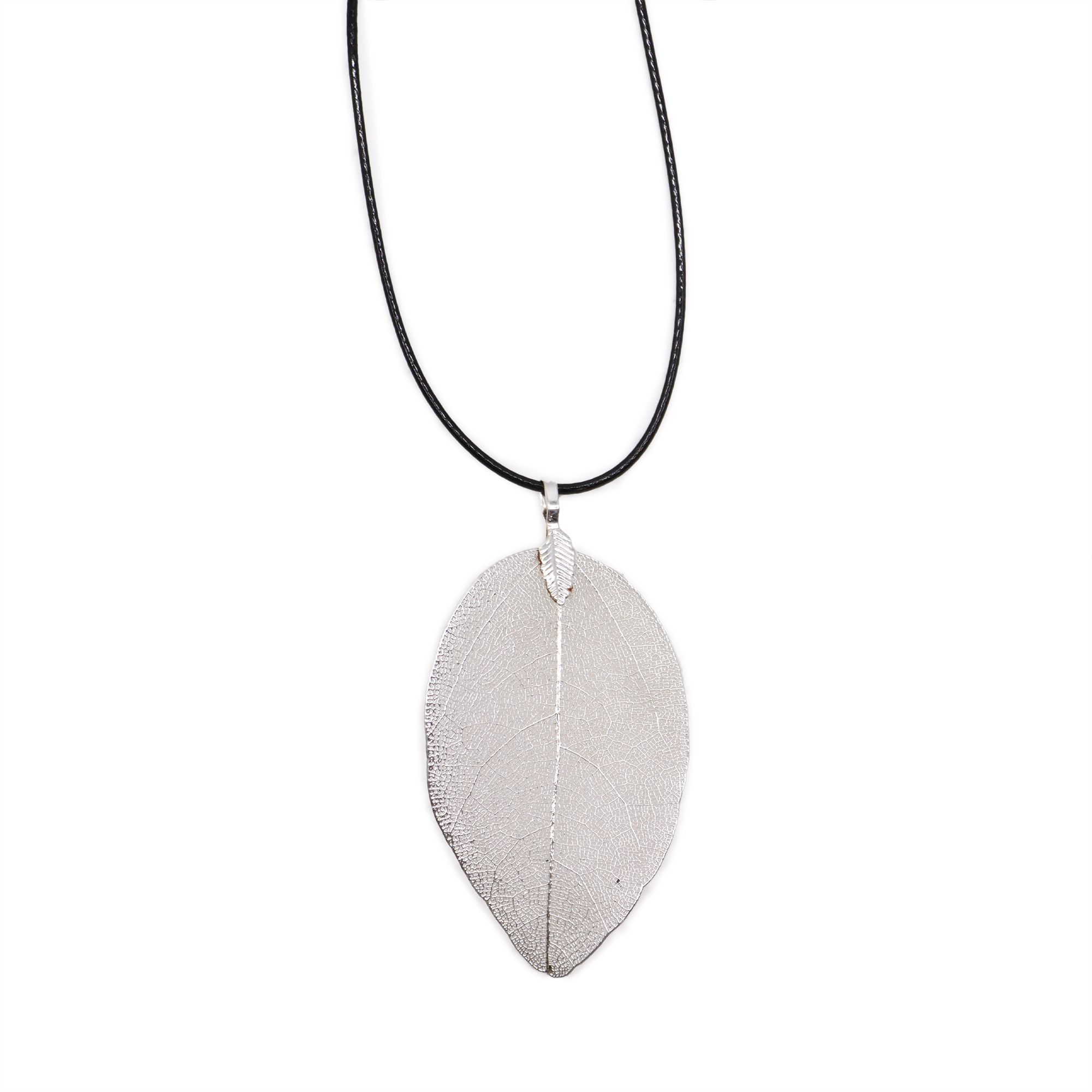 Necklace – Bravery Leaf – Silver | www.artisan-gifts.co.uk 2 Necklace – Bravery Leaf – Silver | www.artisan-gifts.co.uk 1