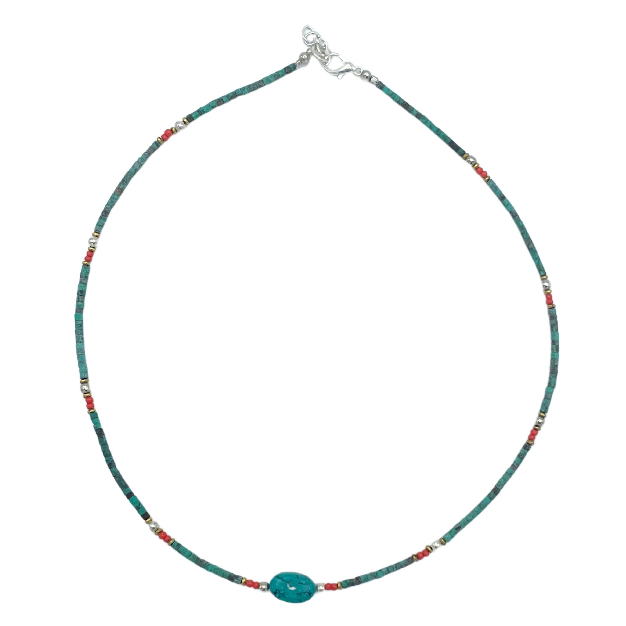 Nepalese Extra Fine Gem Necklace – Turquoise Stone & Beads | www.artisan-gifts.co.uk 2 Nepalese Extra Fine Gem Necklace – Turquoise Stone & Beads | www.artisan-gifts.co.uk 1