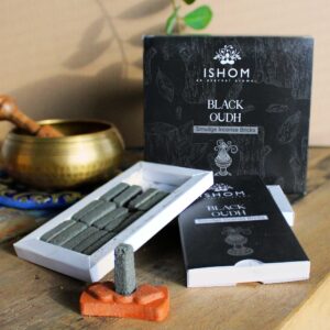 Pack of 15 Natural Incense Smudge Bricks and Burner – Black Wood | www.artisan-gifts.co.uk 1