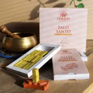 Pack of 15 Natural Incense Smudge Bricks and Burner – Palo Santo | www.artisan-gifts.co.uk 1