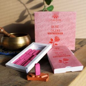 Pack of 15 Natural Incense Smudge Bricks and Burner – Rose Wood | www.artisan-gifts.co.uk 1