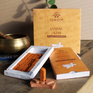 Pack of 15 Natural Incense Smudge Bricks and Burner – Sandal Wood | www.artisan-gifts.co.uk 1
