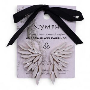 Pearl – Vintage Glass – Angel Wings – Earrings | www.artisan-gifts.co.uk 1