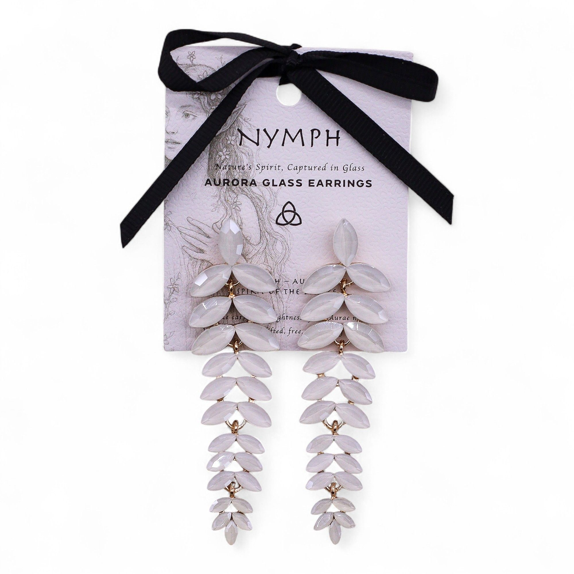 Pearl – Vintage Glass – Long Drop – Earrings | www.artisan-gifts.co.uk 4 Pearl – Vintage Glass – Long Drop – Earrings | www.artisan-gifts.co.uk 3