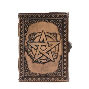 Pentacle – Esoteric Notebook – Anique Grey – 200 pages  Stich Edge- 17.5×12.5x3cm | www.artisan-gifts.co.uk 1