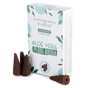 Plant Based Backflow Incense Cones – Aloe Vera | www.artisan-gifts.co.uk 1